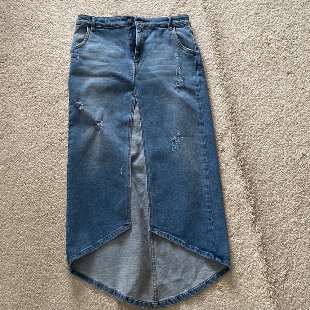 Vicolo denim skirt